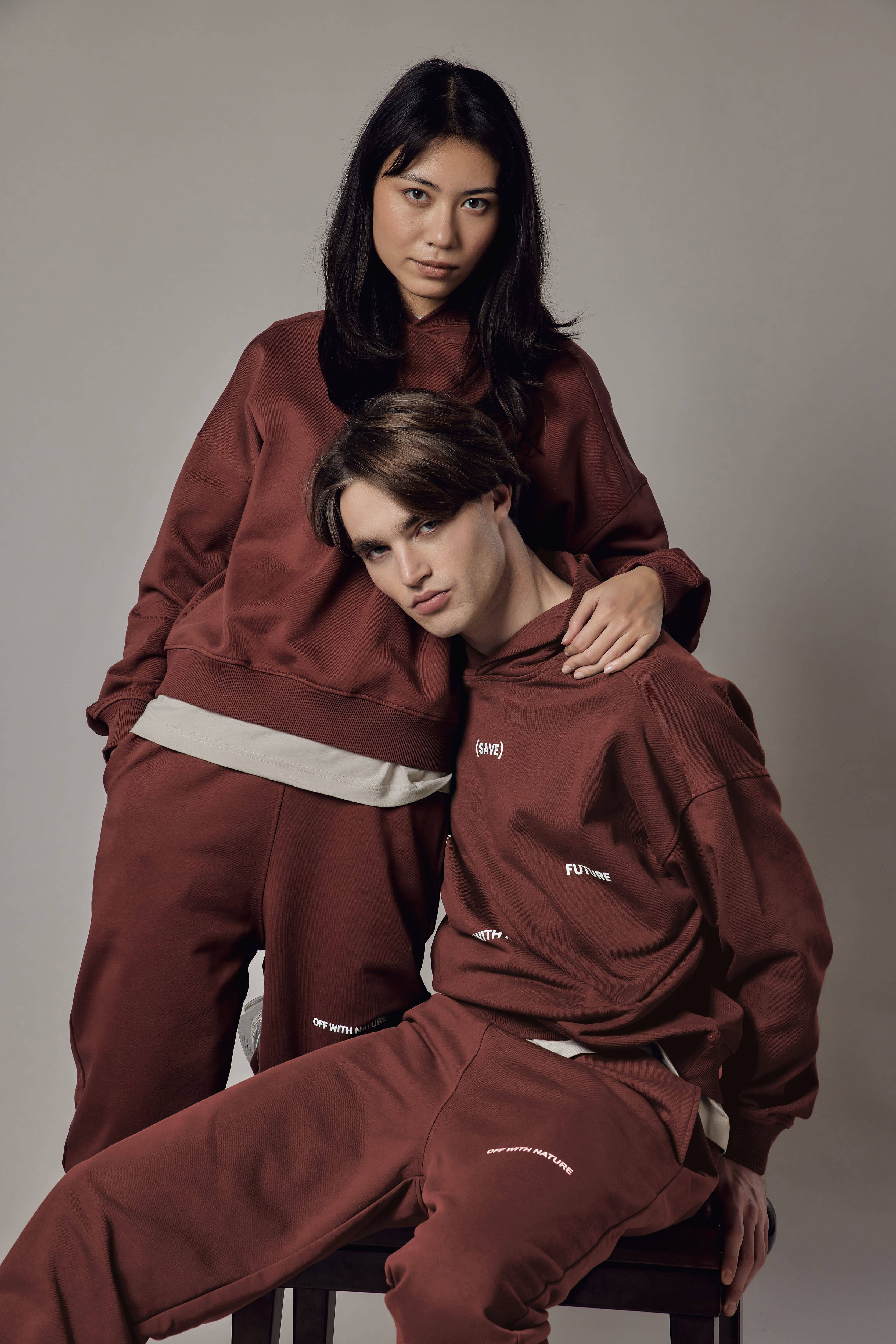 OWN OFF WITH NATURE – Hoodie - Homem por atacado – Camisola com Capuz Loose Fit13