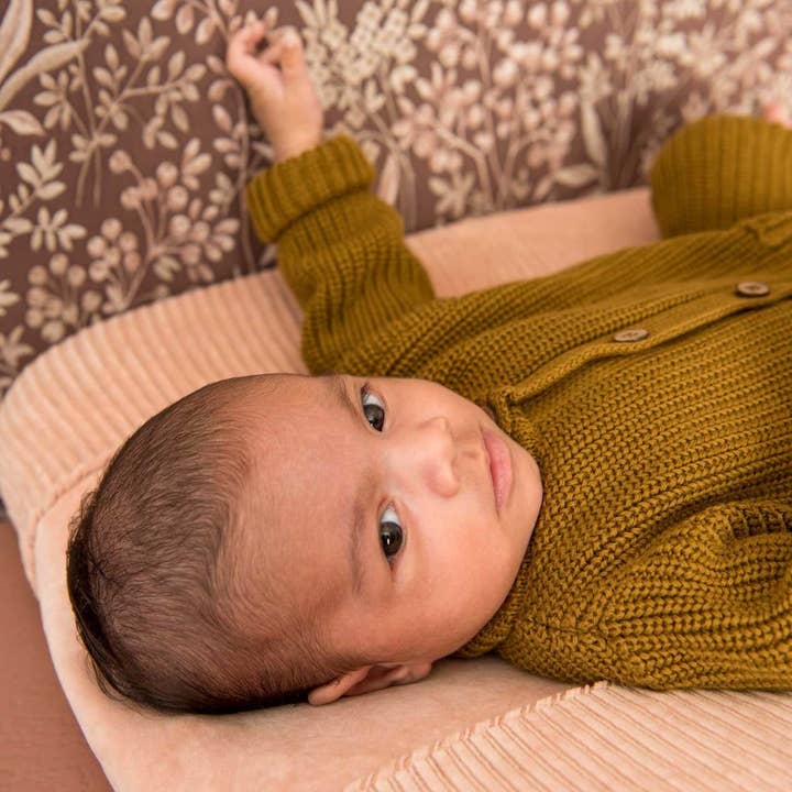 Playsuit 62/68 Knit Olive for wholesale by Witlof for kids