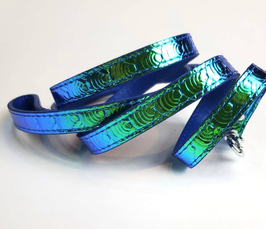 House of FurBaby - Wholesale Pet collar – Cat/dog - Personalized Pet Collar | Metallic Dragon - 2 color choices4
