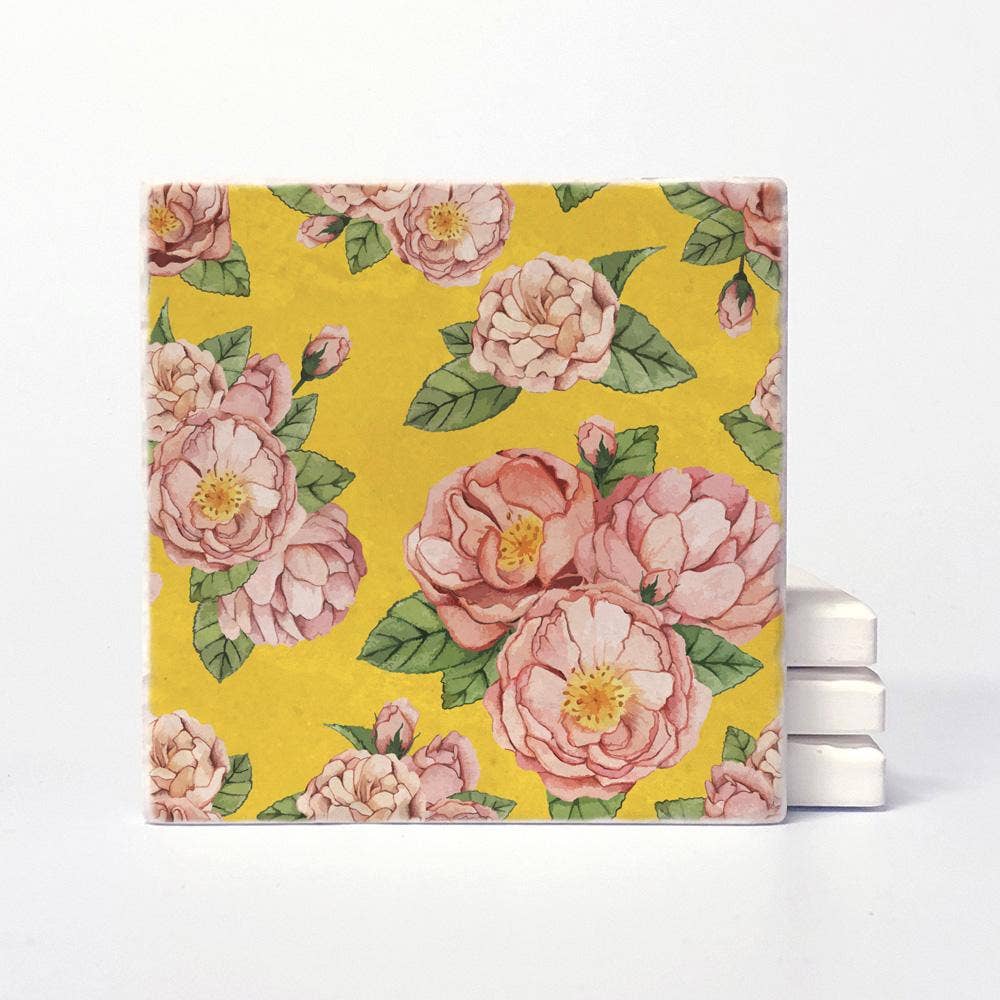 Versatile Coasters Canada - Wholesale Coasters - Antique Flowers Coasters4