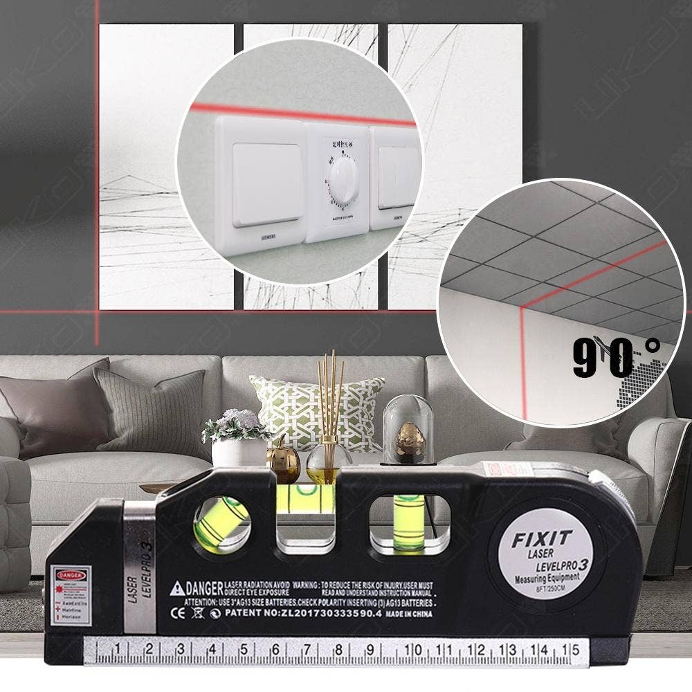 VIGOR – Fita métrica por atacado – Nível de medição a laser infravermelho de alta qualidade Laser03 multi-função magnético (Pacote de 10)7