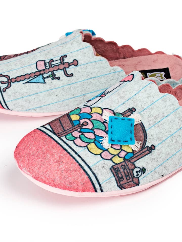 Pantofole Green Room per la vendita all'ingrosso da parte di Marpen Slippers