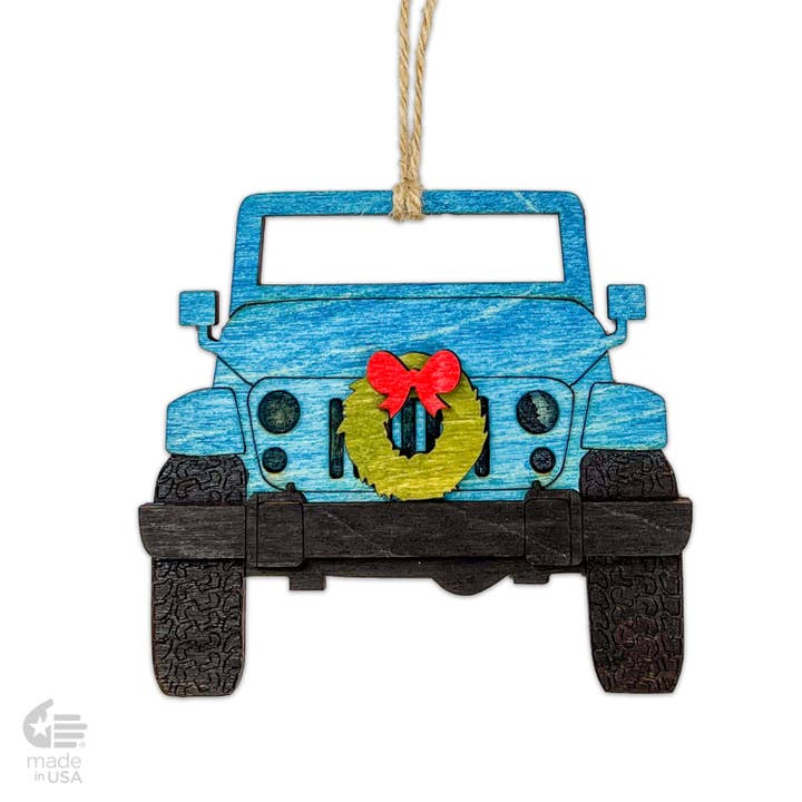 Bloom & Wander - Vente Objets de décoration - Décorations Jeep 4x4 Off Road | Fêtes et Noël personnalisables2