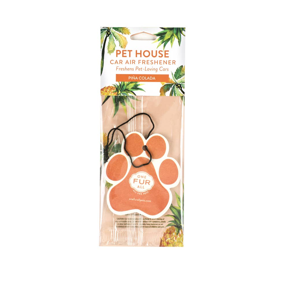 Pet House by One Fur All - Wholesale Car Freshener - Unisex - Pina Colada Car Air Freshener