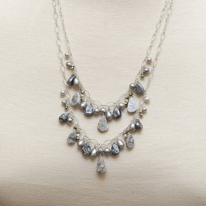 Druzy Pirouette pour la vente par Debra Fabian JEWELRY DESIGN