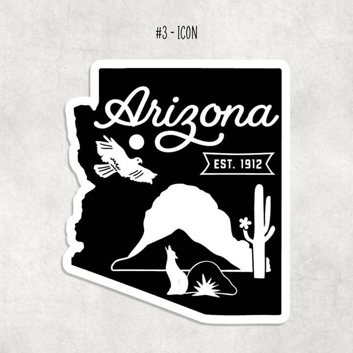 Expression Design Co - Wholesale Sticker - Arizona Stickers3
