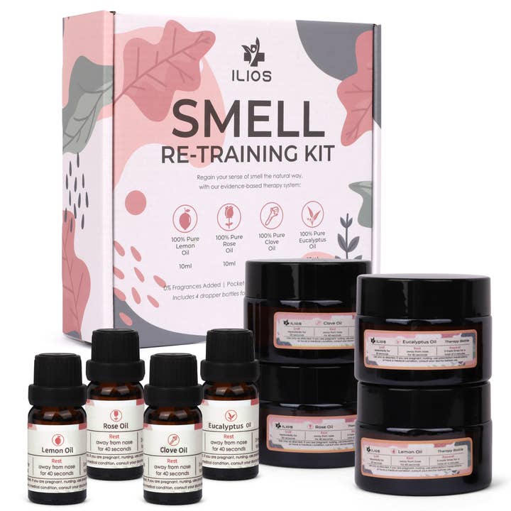 Ilios Olfactory Smell Training Kit, 4 Essential Oils. for wholesale by ILIOS