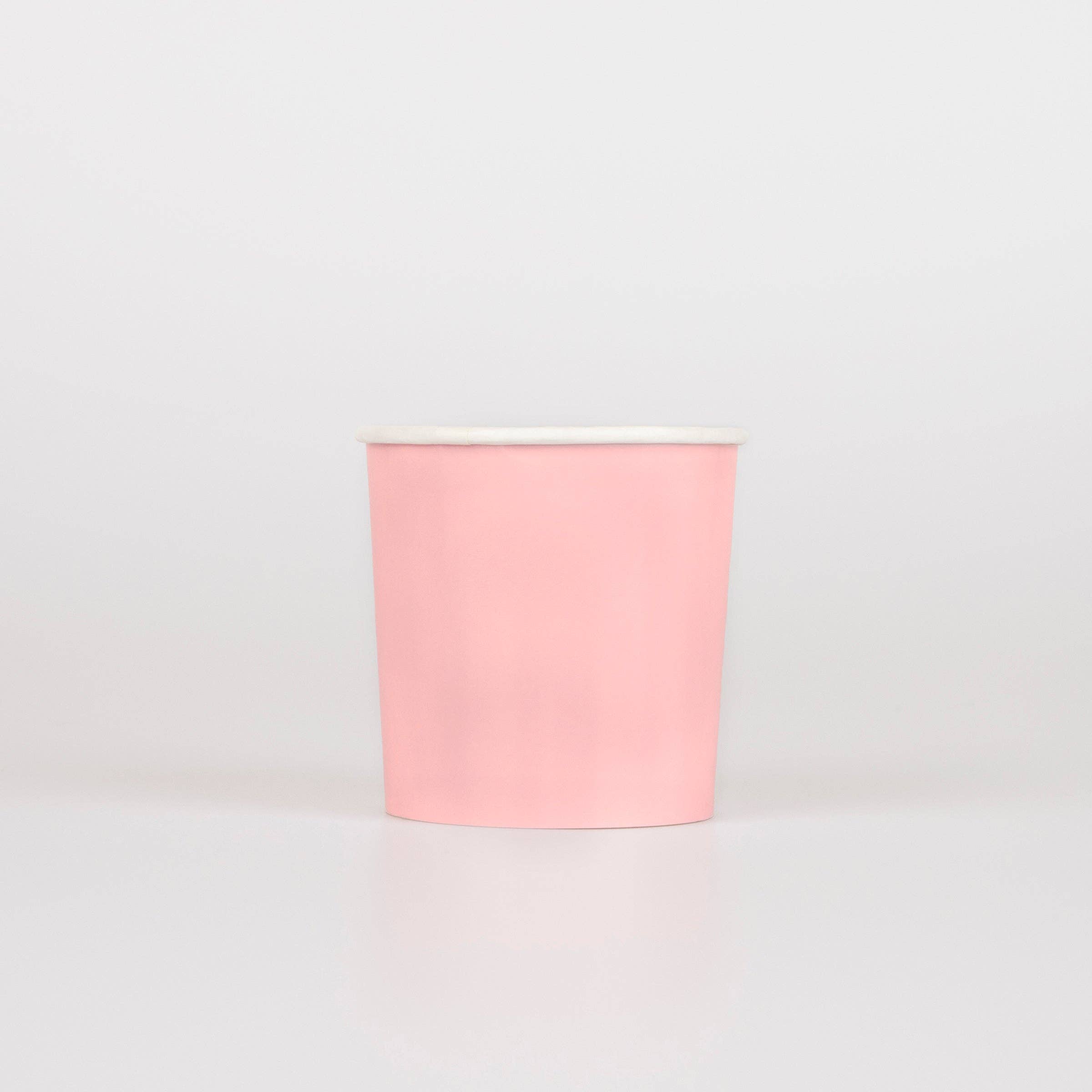 Meri Meri – wholesale Disposable cup – Cotton Candy Pink Tumbler Cups0