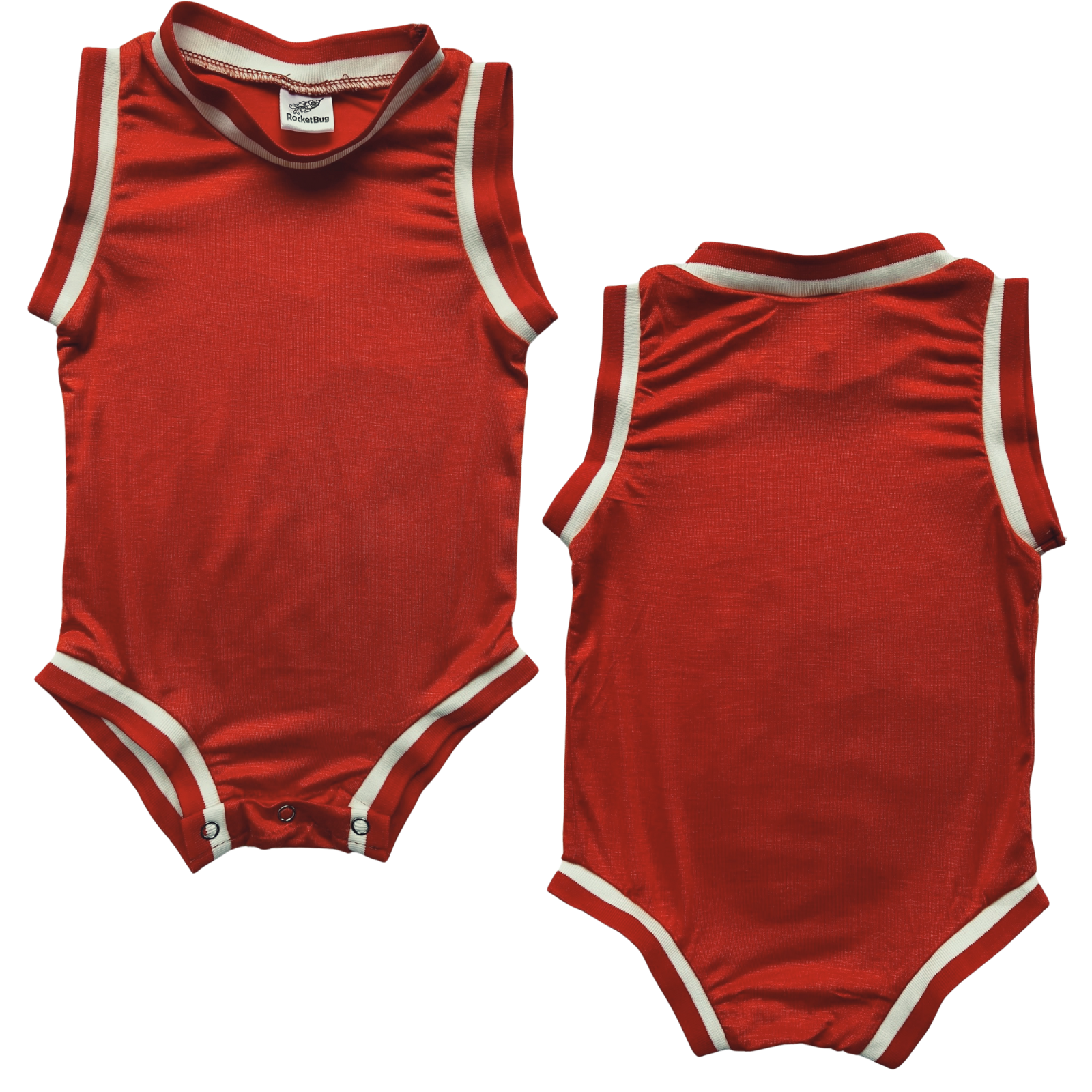Rocket Bug - Wholesale Bodysuit (Non-Footed) - Baby - Blank Sleeveless Basketball Jersey for Baby & Toddlers16