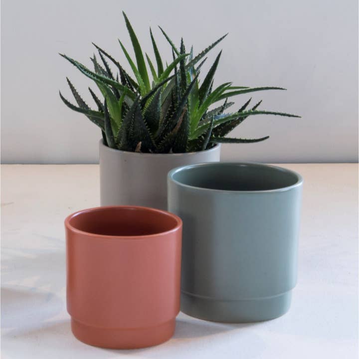 Ceramics Limburg - Wholesale Plant Pot - Eno pot matt grey XS