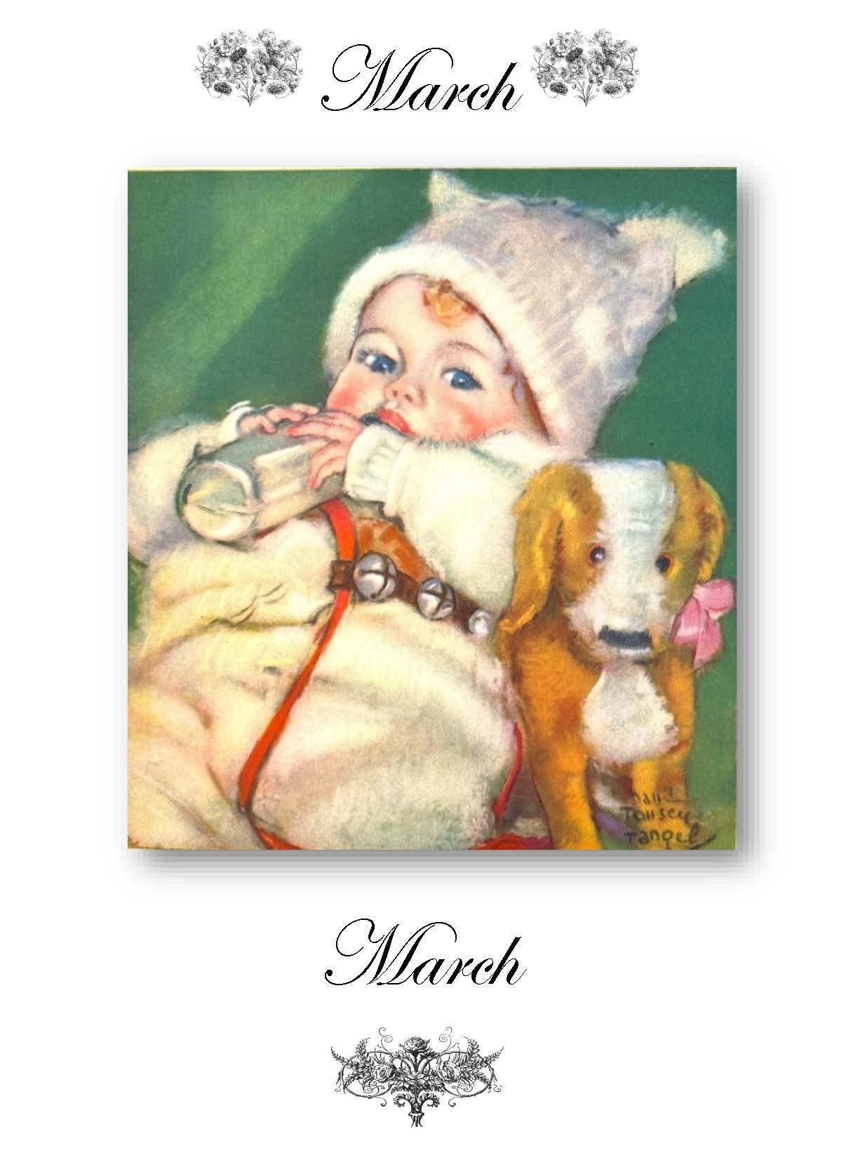 VINTAGE LADIES COLLECTION - Wholesale Memory Book - Kids & Baby - Vintage Illustrators Collection: BABY'S BOOK.8