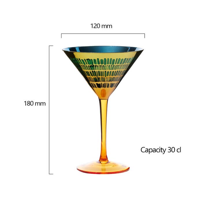 The DRH Collection BV - Wholesale Cocktail/Liquor Glass - Set of 2 Fiesta Cocktail Glasses3