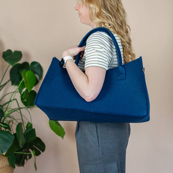 Tochter von Walter - Wholesale Grocery/Shopping Bag - felt bag grey, shopper felt, filshopper, large felt bag11