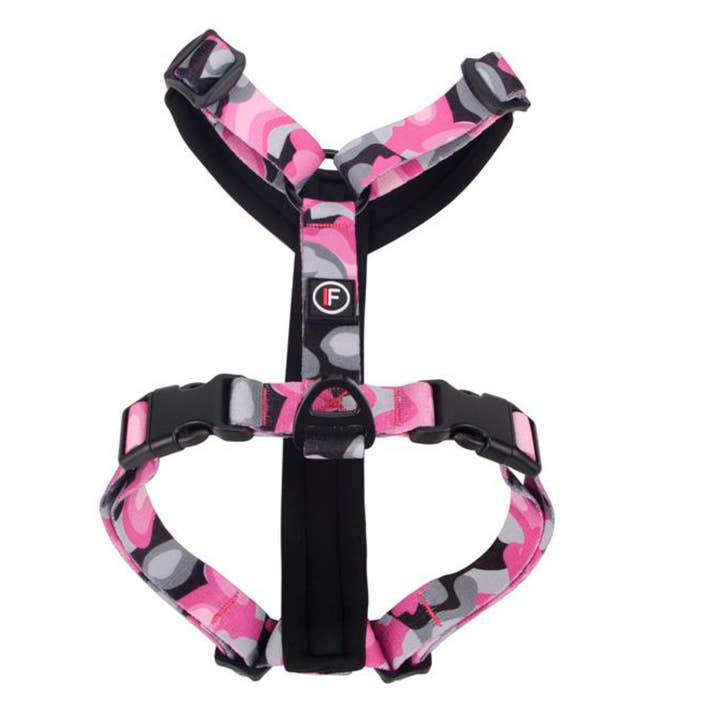 FINNERO – Arnês – Cão por atacado – FINNERO CAMOCOLOR peitoral Y ajustável para cães, 3 cores4