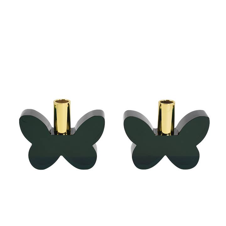 Lainy Home – wholesale Candle holder – Pair of 3” Butterfly Candleholders11