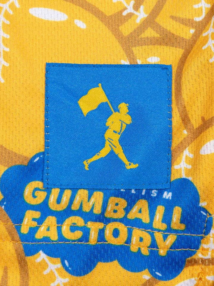 Baseballism - Wholesale Shorts - Kids - Gumball Factory Diamond Air Mesh Shorts (Yellow) - Youth2
