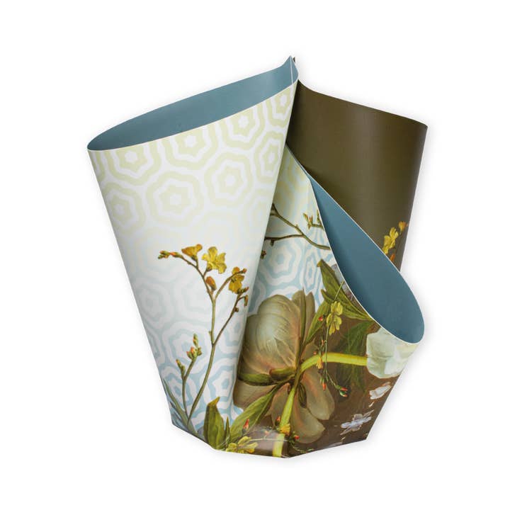 Table Vase (Folding Vase) Stone Paper Blue for wholesale by Hendrik.nu