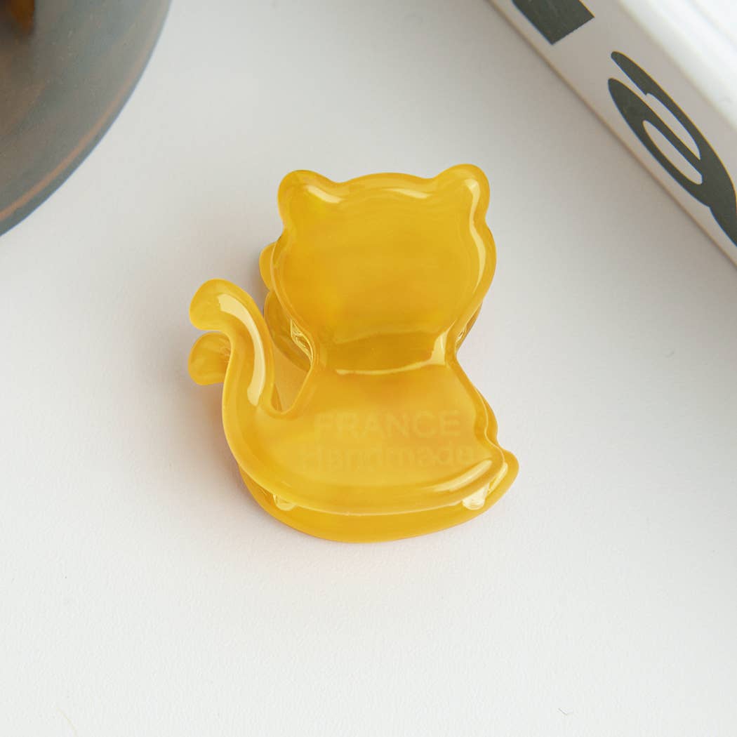 TheDivaSoap - Wholesale Hair Clip - Women's - Acetate Mini Cute Cat and Bear Hair Clip9