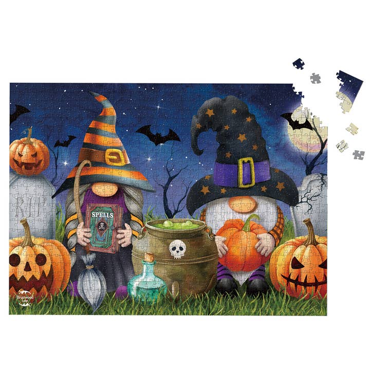 Halloween Gnomes 1000 Piece Jigsaw Puzzle for wholesale by Briarwood Lane