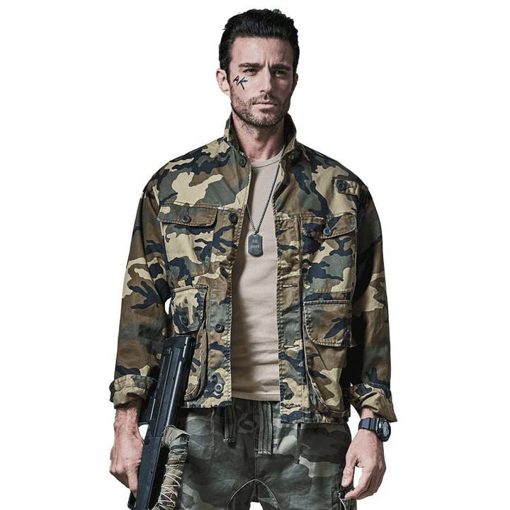 Ecovear - Wholesale Jacket - Men's - M65 Fan Camouflage Men's Jacket5