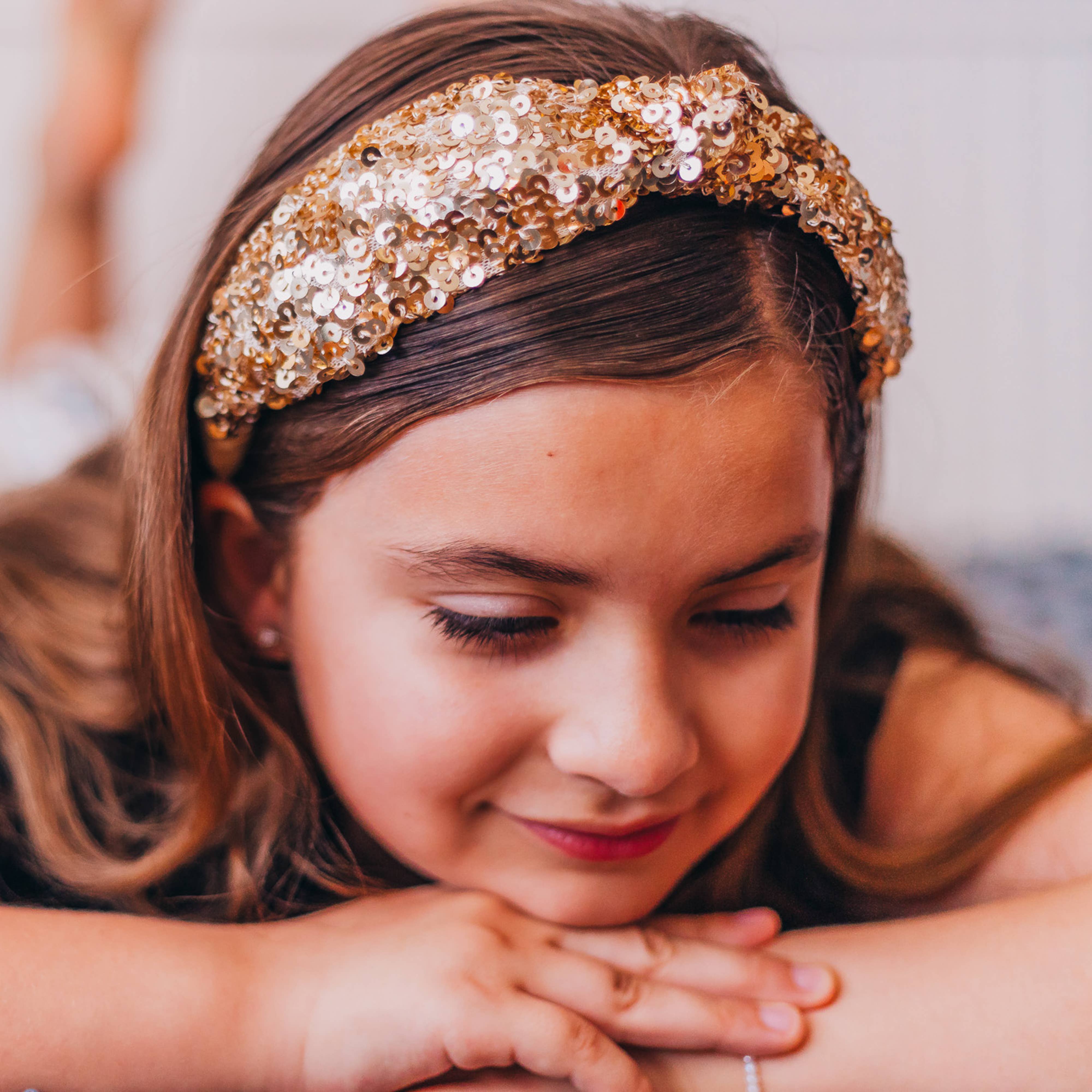 Frog Sac - Wholesale Fashion Headband - Kids - Kids Knot Headband - Sequin Knotted Hair Band Accessories61