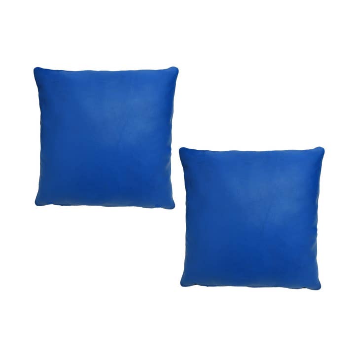 Almofada de Couro Caseira Azul Têxteis para Casa Almofada por atacado de USA Leather Shop