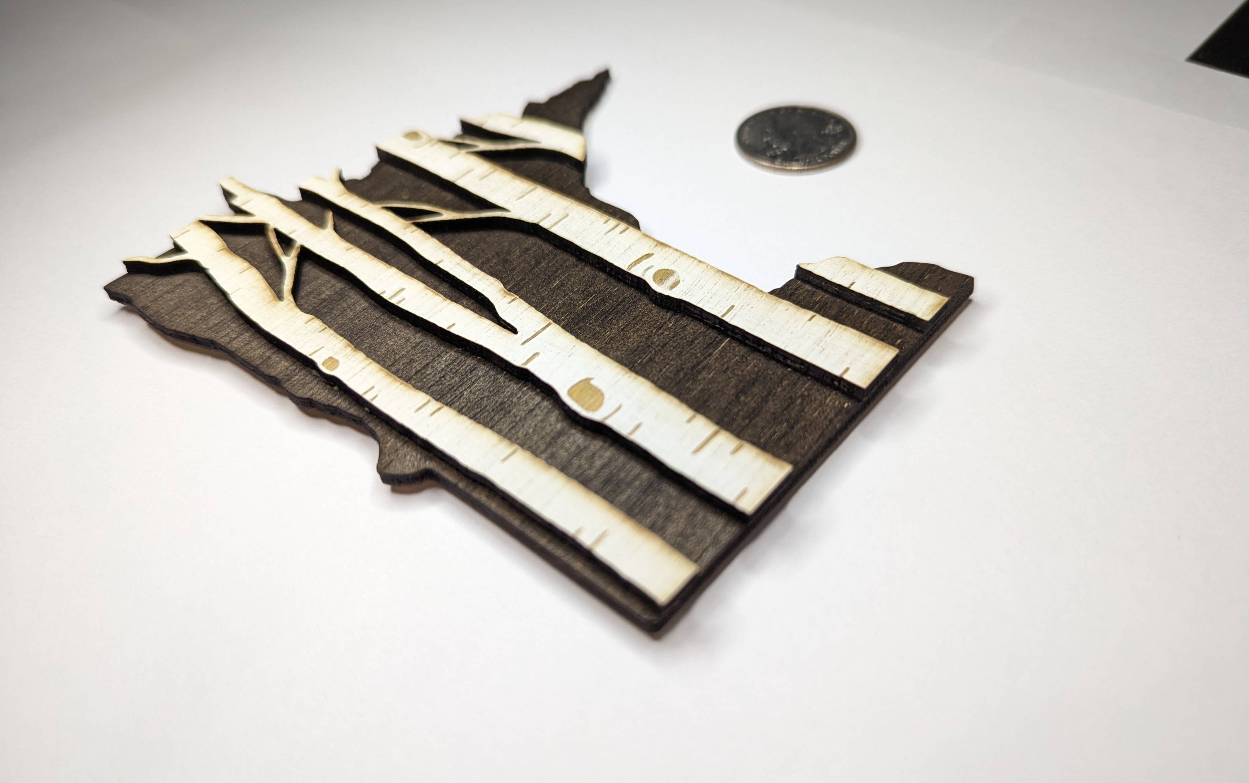 Knit and Nailed - Wholesale Ornament - Minnesota Wood Ornament Art 5" varieties23