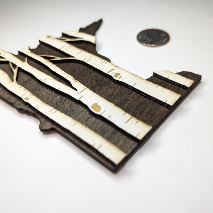 Knit and Nailed - Wholesale Ornament - Minnesota Wood Ornament Art 5" varieties23