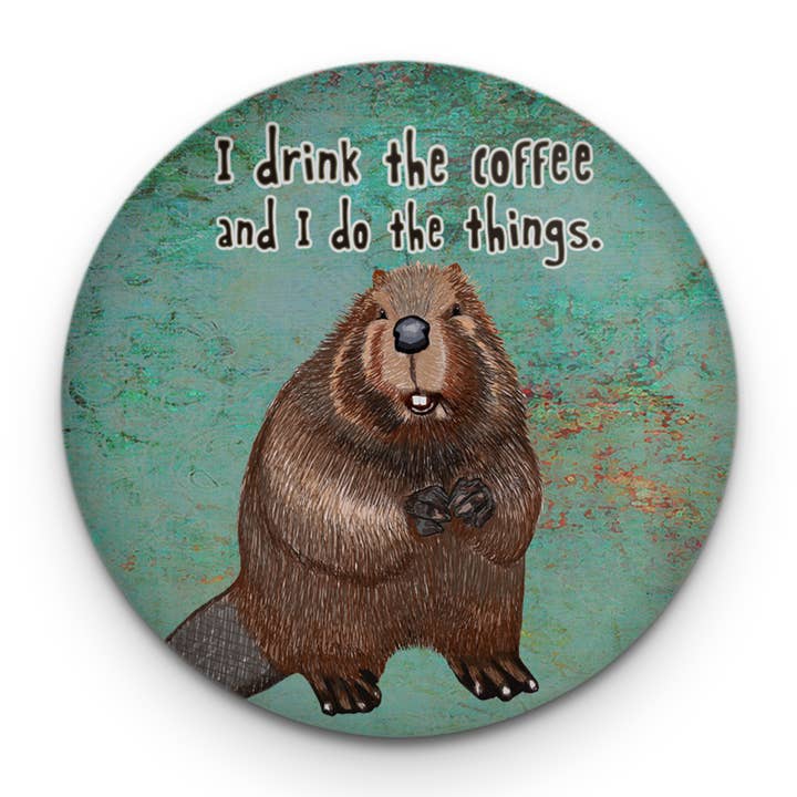 Beaver Things Magnet for wholesale by Pithitude