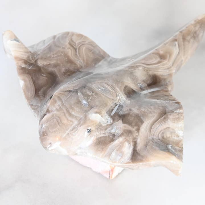 SS handcrafted Art - Wholesale Decorative Figurine - Marble Stingray 3''0