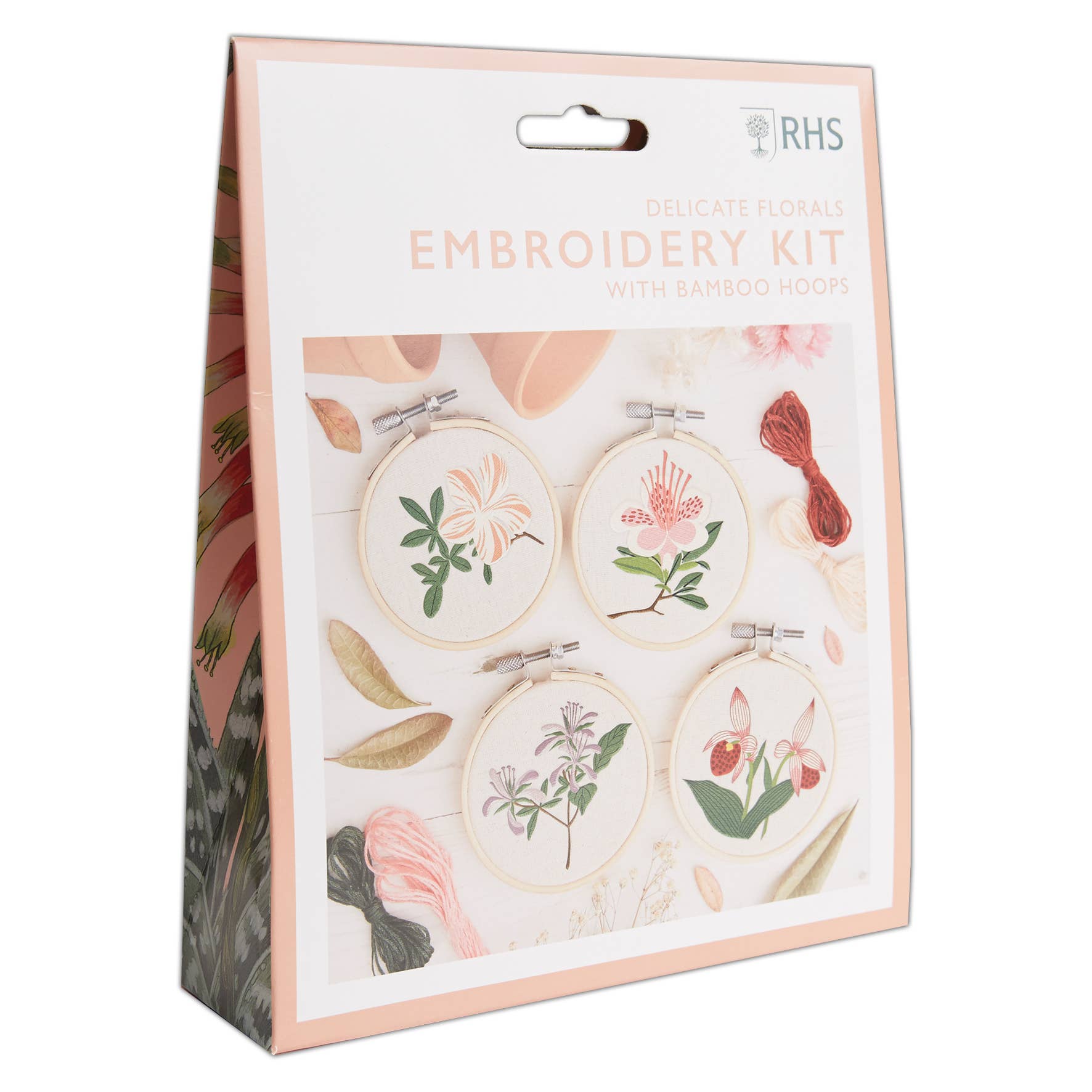 West Design Products - Wholesale Craft sewing kit - Royal Horticultural Society Embroidery Hoop Miniature Floral2