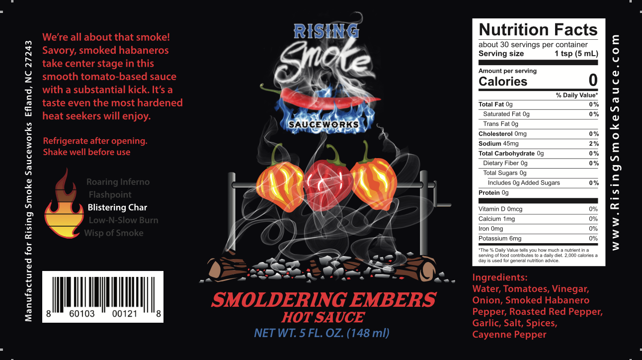 Rising Smoke Sauceworks - Wholesale Hot Sauce - Mixed Case of Medium Hot Sauces4