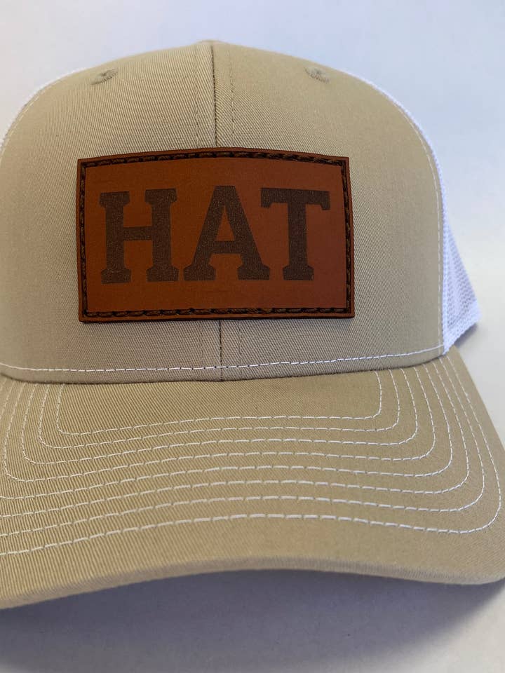 CAPPELLO BIANCO/MARRONE per la vendita all'ingrosso da parte di Shirt and HAT Co.