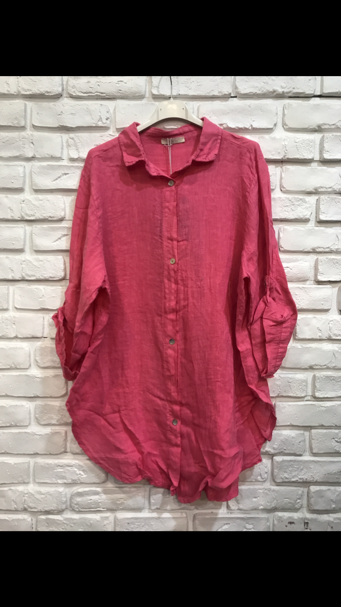 la maison des fibres naturelles - Wholesale Button Down Shirt - Women's - 100% linen shirt 62015919