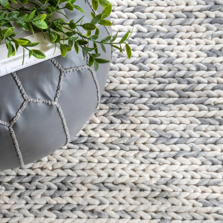 nuLOOM - Wholesale Area Rug - Hand Woven Chunky Woolen Cable Area Rug34