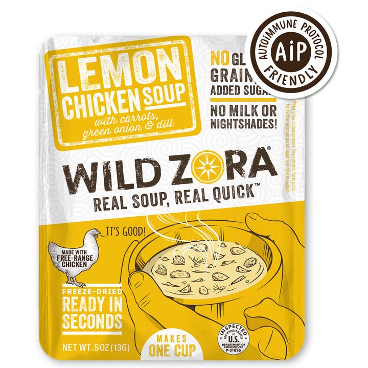 Lemon Chicken Soup, 8 Pack for wholesale by Wild Zora