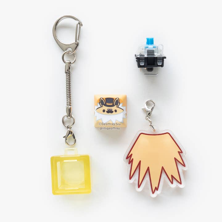 Geoffrey Siu Art LLC - Wholesale Sleutelhanger - Uniseks - Teaveelution Clicky Sleutelhangers1