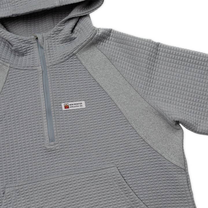 New Frontier - Wholesale Hoodie - Women's - Women's Waffle Tech Hoodie (Lunar)