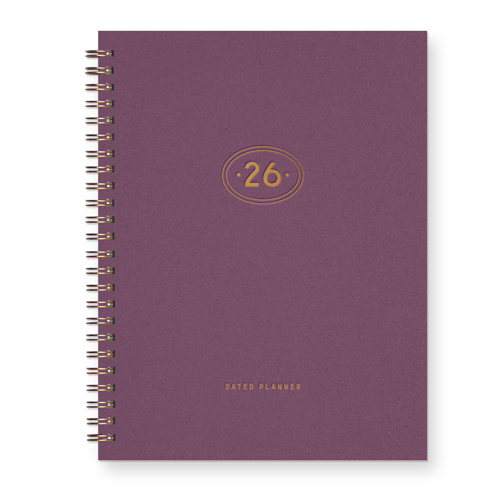 Ruff House Print Shop - Wholesale Planner - 2026 Gold Plated Dated Planner : Calendar Year2