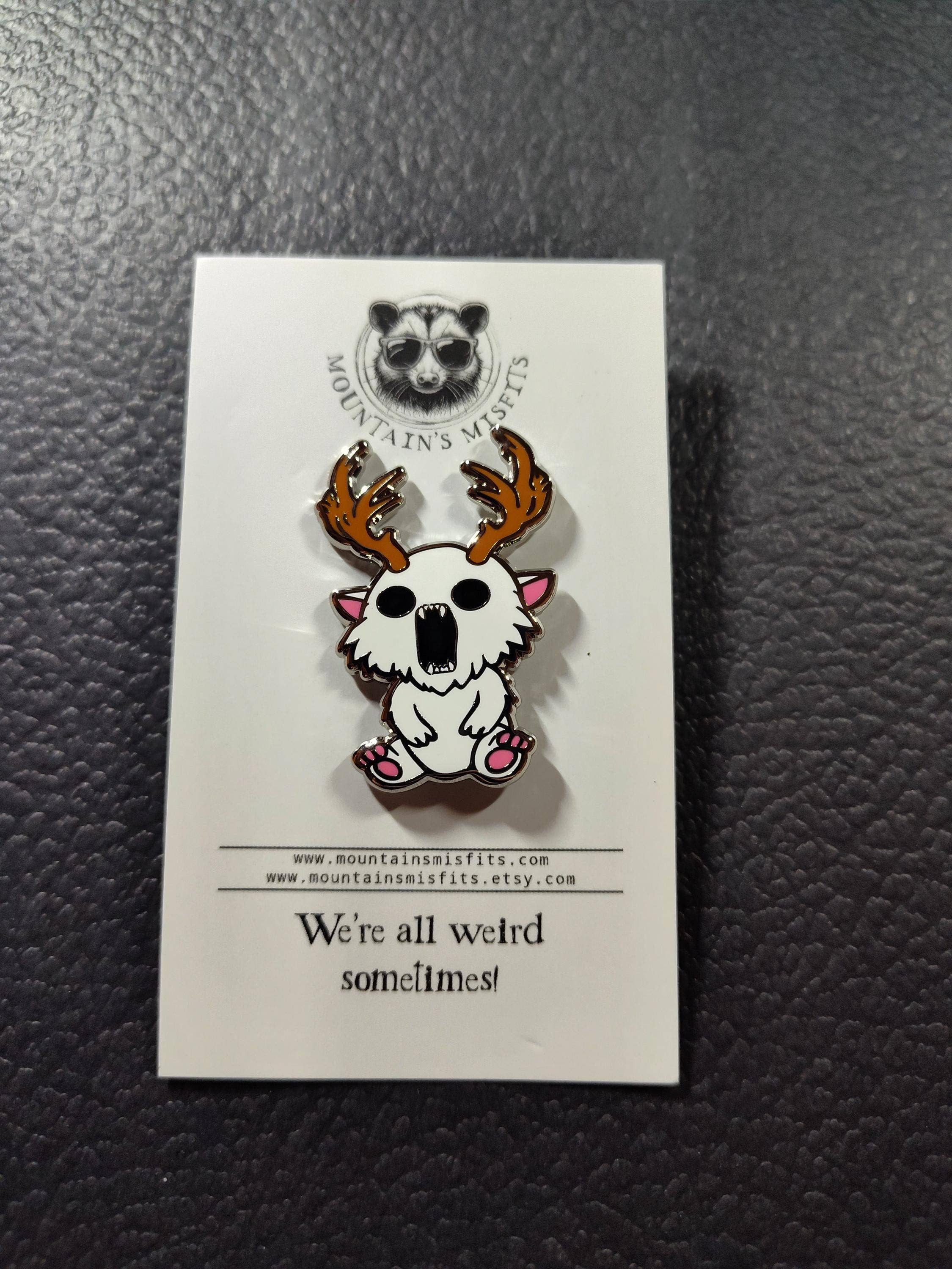 Mountain's Misfits - Wholesale Lapel Pin/Button - Wendigo Enamel Pin - Cryptid Pin1