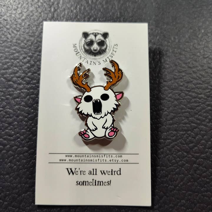 Mountain's Misfits - Wholesale Lapel Pin/Button - Wendigo Enamel Pin - Cryptid Pin1