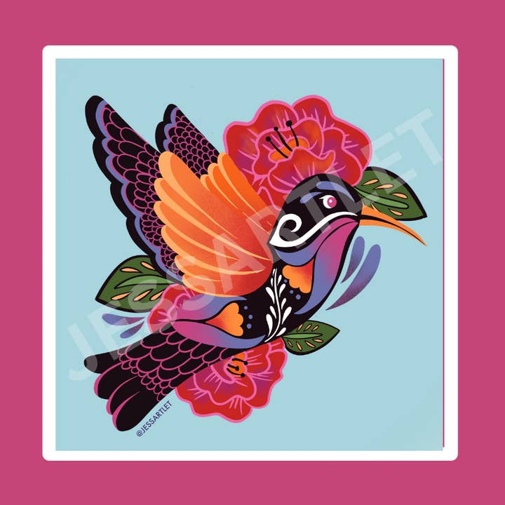 El Colibri for wholesale by Jessartlet Illustrations
