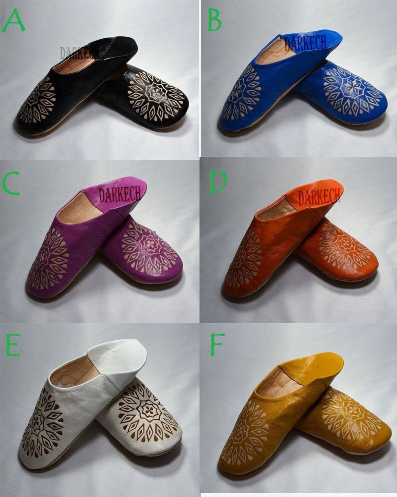 DarKech - Wholesale Slippers - Women's - Womens Moroccan Babouche Slippers Handmade from Soft Organic9