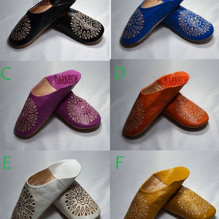 DarKech - Wholesale Slippers – Women's - Womens Moroccan Babouche Slippers Handmade from Soft Organic9