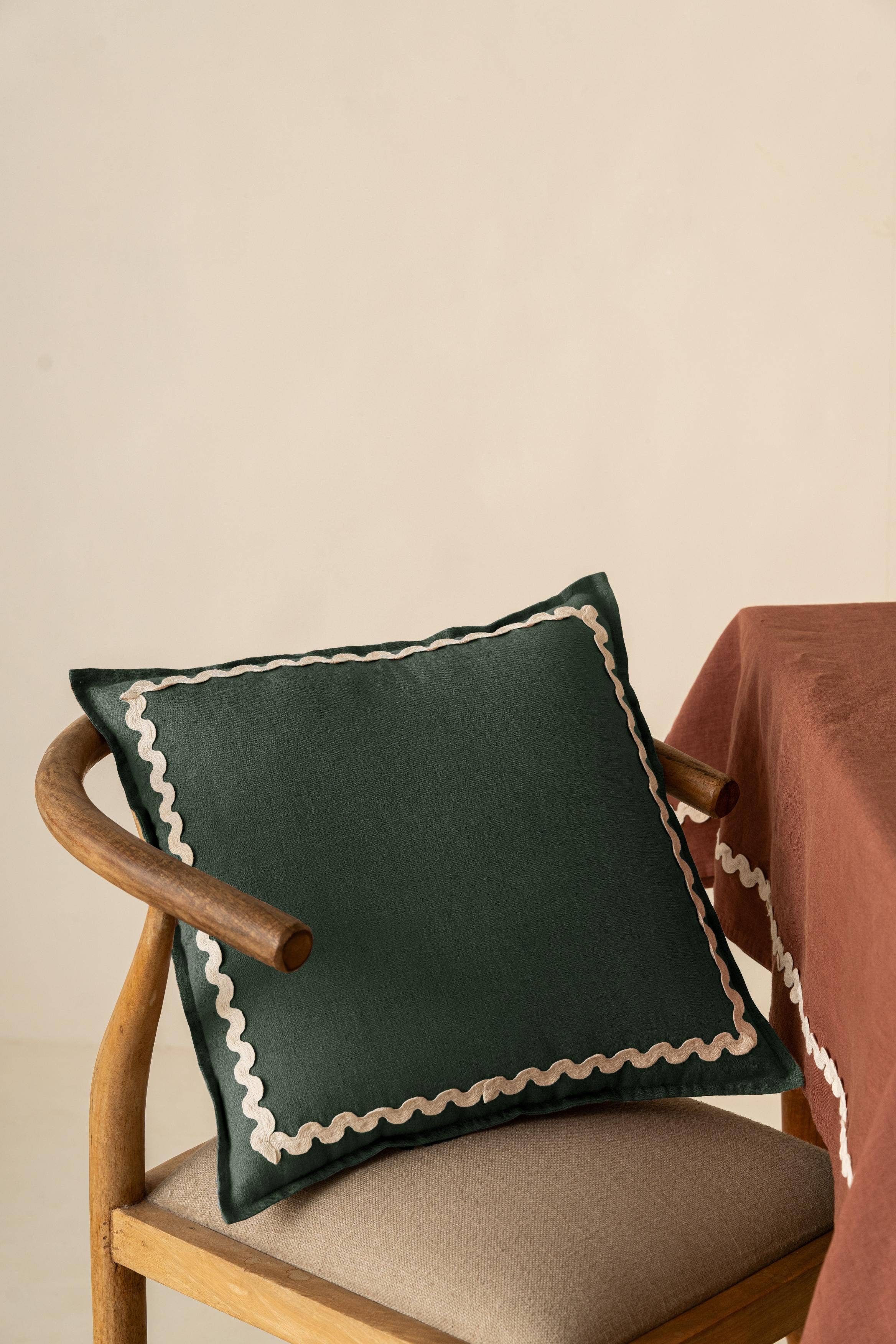 Live Linen - Wholesale Throw Pillow Cover - Decorative Lacework Linen Pillow Cover – Romantic, Handmade3