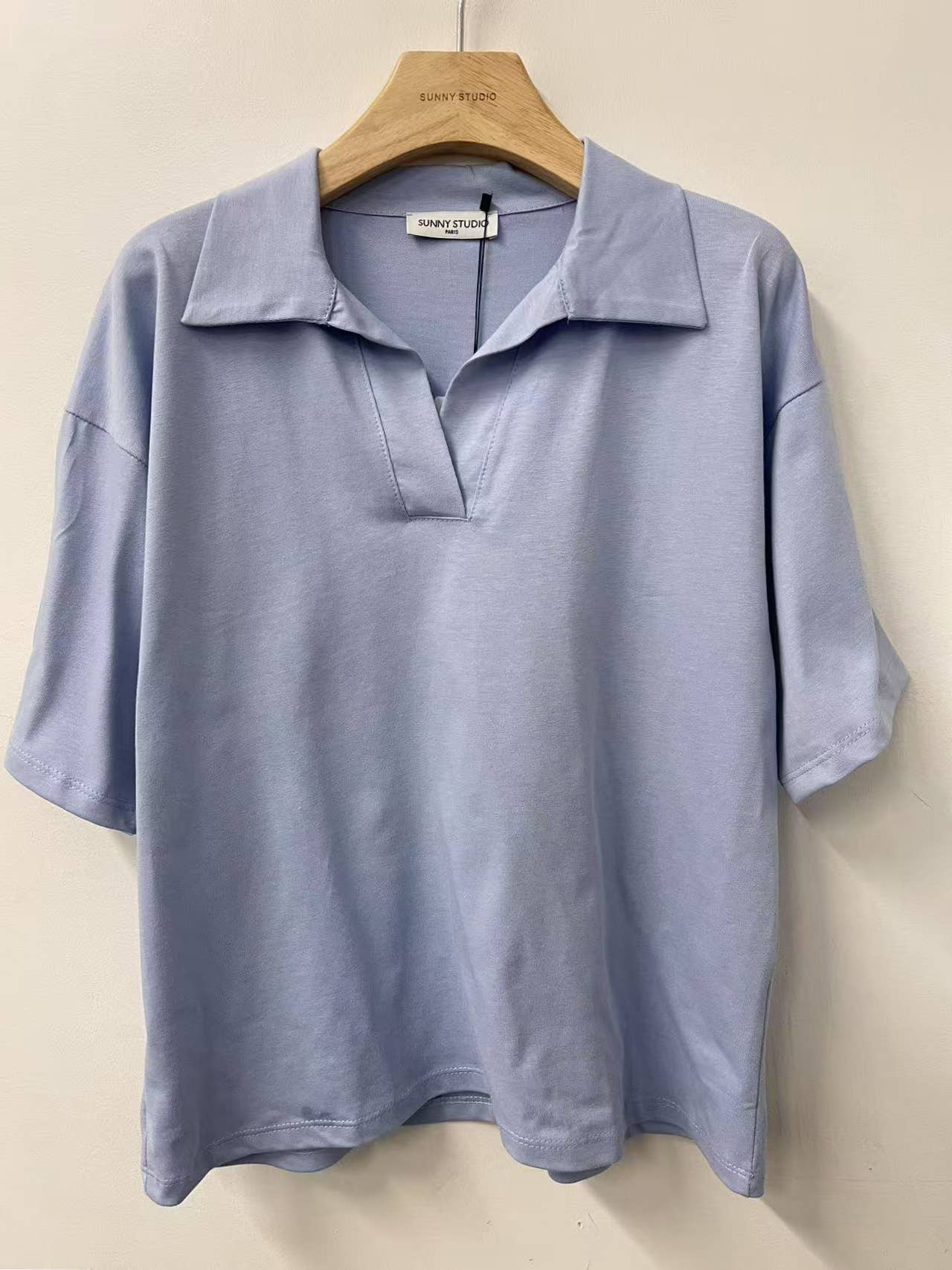 SUNNY STUDIO - Wholesale Polo - Women's - Polo collar short-sleeve T-shirt0