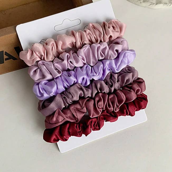 Haarstrik Scrunchie set van 6 voor wholesale door Sansira Jewelry