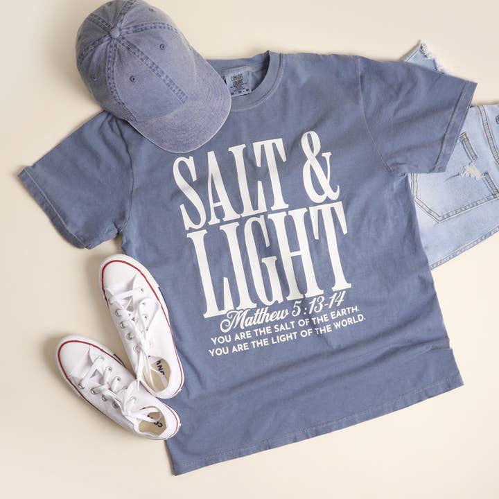SALT & LIGHT Garment-Dyed Heavy T-Shirt for wholesale by Fashion City