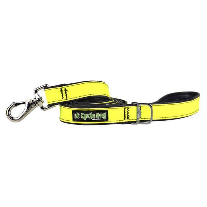 Neon Yellow MAX reflecterende hondenriem voor wholesale door Cycle Dog