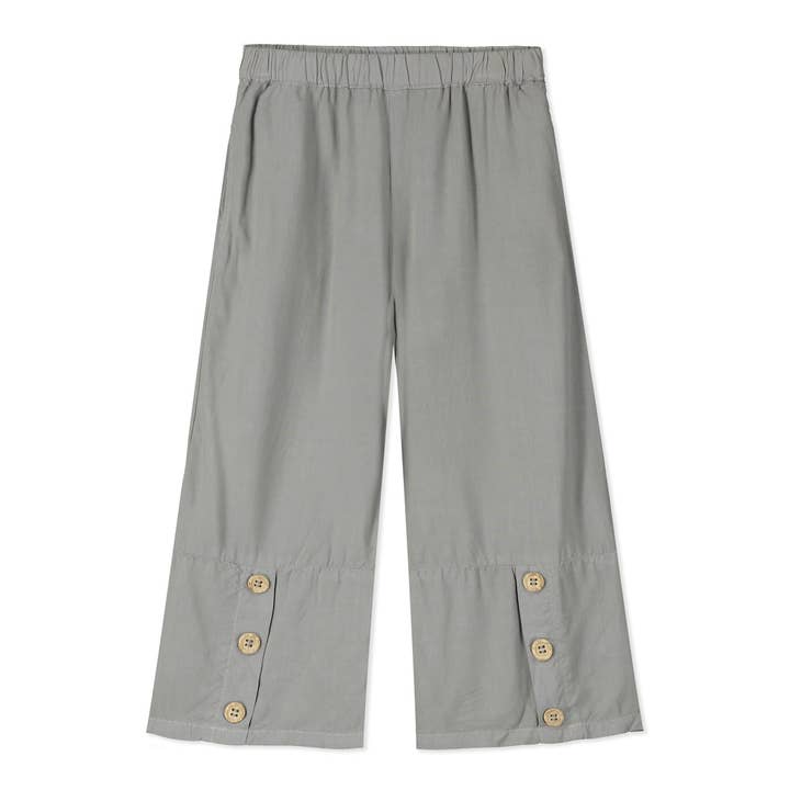 Wide Leg Pants in Grey for wholesale by Poppet & Fox